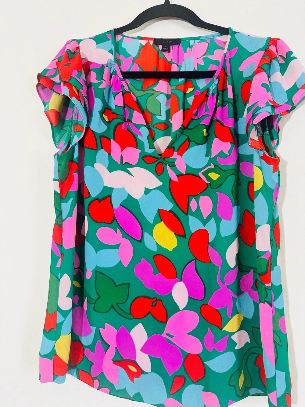 J.Crew Hannah Mildred floral coche top Size Small